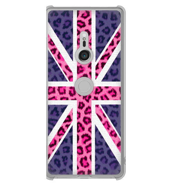 Xperia XZ3 SOV39 au 高画質仕上げ 背面印刷 ハードケース ユニオンジャック