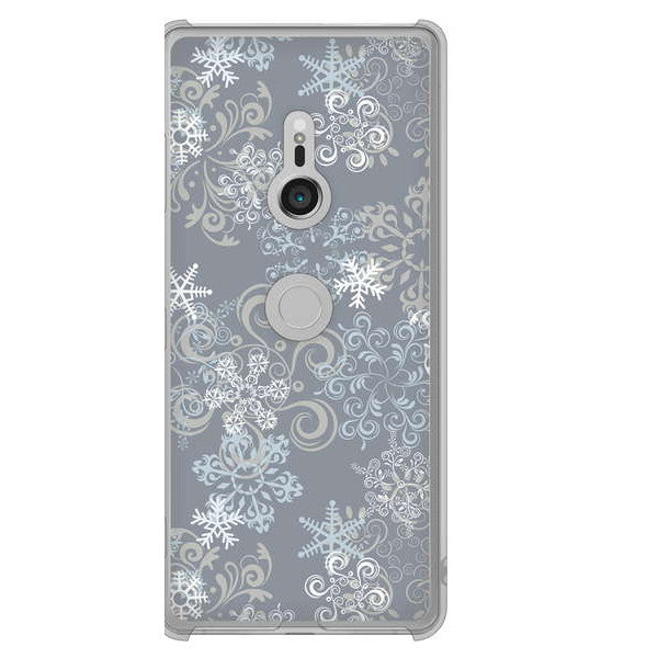 Xperia XZ3 SOV39 au 高画質仕上げ 背面印刷 ハードケース クリスマス