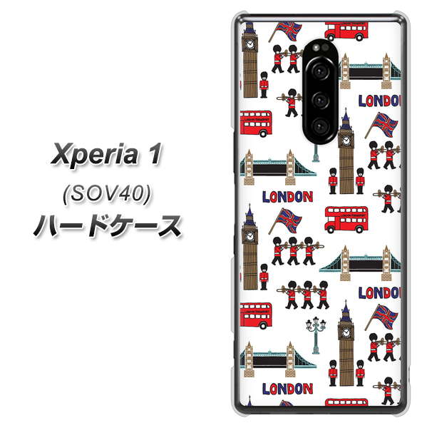 au エクスぺリア ワン SOV40 高画質仕上げ 背面印刷 ハードケース【EK811 ロンドンの街】