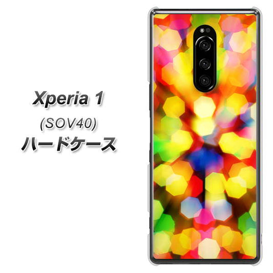 Xperia 1 SOV40 au VA874 未来へのワープ ハードケース 背面印刷
