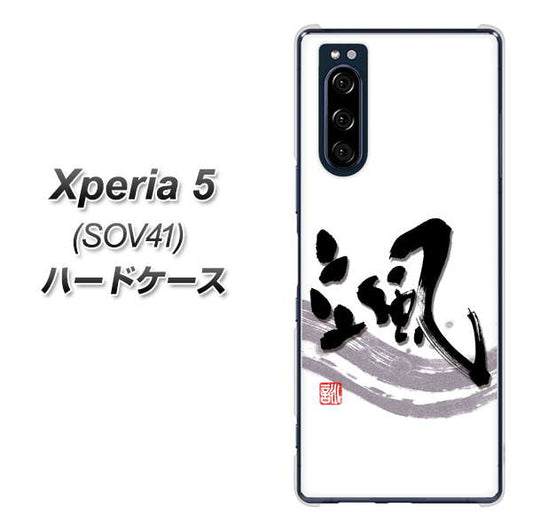 au エクスペリア5 SOV41 高画質仕上げ 背面印刷 ハードケース【OE827 颯】