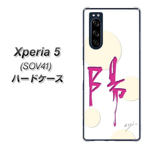 au エクスペリア5 SOV41 高画質仕上げ 背面印刷 ハードケース【OE833 陽】