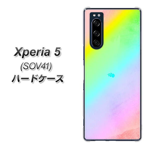 au エクスペリア5 SOV41 高画質仕上げ 背面印刷 ハードケース【YJ287 デザイン】