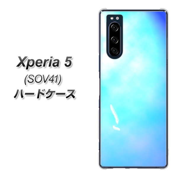 au エクスペリア5 SOV41 高画質仕上げ 背面印刷 ハードケース【YJ291 デザイン 光】