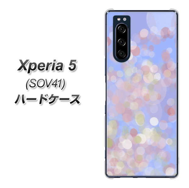 au エクスペリア5 SOV41 高画質仕上げ 背面印刷 ハードケース【YJ293 デザイン】
