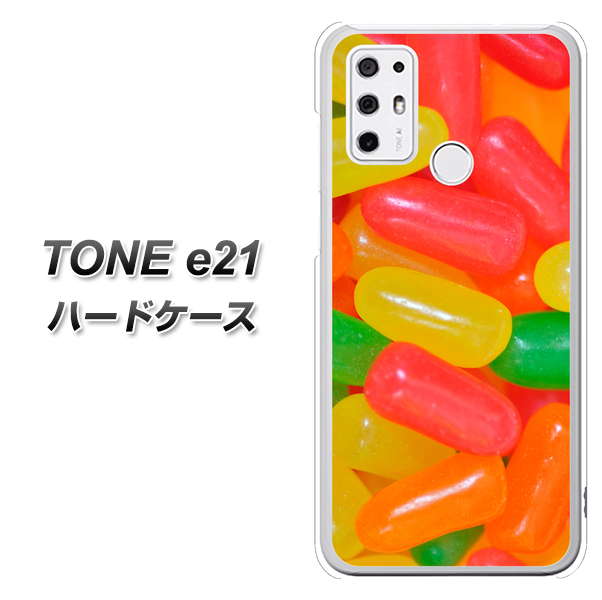 SIMフリー トーンモバイル TONE e21 高画質仕上げ 背面印刷 ハードケース【449 ジェリービーンズ】