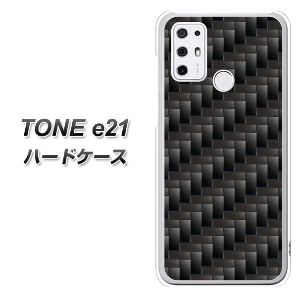 SIMフリー トーンモバイル TONE e21 高画質仕上げ 背面印刷 ハードケース【461 カーボン】
