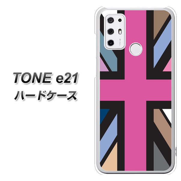 SIMフリー トーンモバイル TONE e21 高画質仕上げ 背面印刷 ハードケース【507 ユニオンジャック デスカラー】