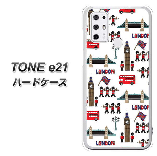 SIMフリー トーンモバイル TONE e21 高画質仕上げ 背面印刷 ハードケース【EK811 ロンドンの街】