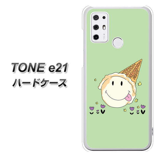 SIMフリー トーンモバイル TONE e21 高画質仕上げ 背面印刷 ハードケース【MA902 アイスクリーム】