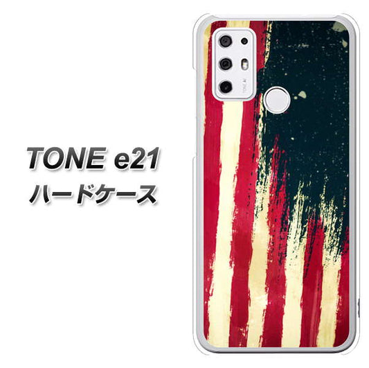 SIMフリー トーンモバイル TONE e21 高画質仕上げ 背面印刷 ハードケース【MI805 ヴィンテージアメリカ】