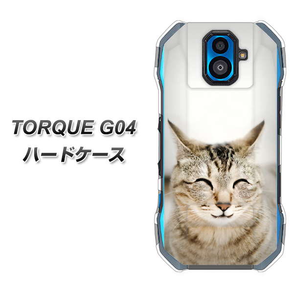 au トルク G04 高画質仕上げ 背面印刷 ハードケース【VA801 笑福ねこ】