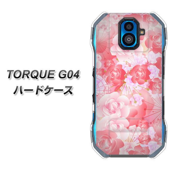 au トルク G04 高画質仕上げ 背面印刷 ハードケース【VA817 はんなり色の華】