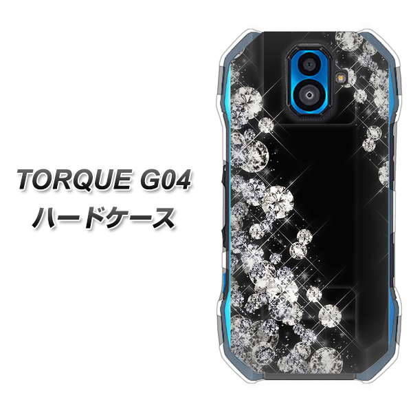 au トルク G04 高画質仕上げ 背面印刷 ハードケース【VA871 ダイヤモンドフレーム】
