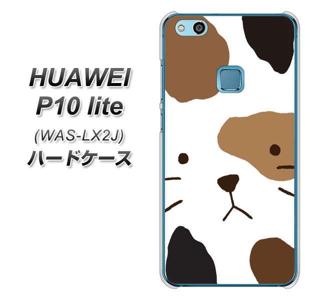 HUAWEI(ファーウェイ)P10 lite WAS-LX2J 高画質仕上げ 背面印刷 ハードケース【IA801 みけ】
