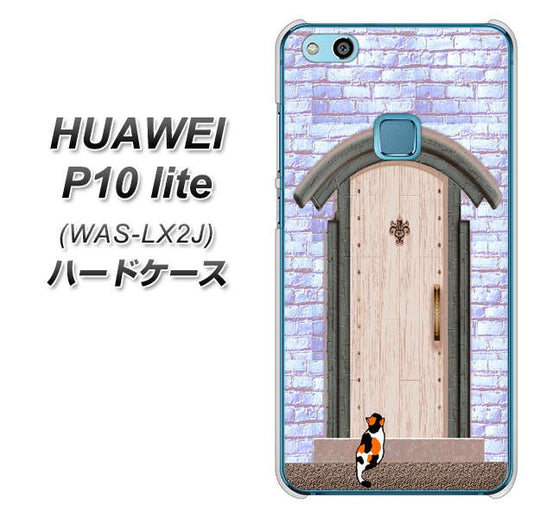 HUAWEI(ファーウェイ)P10 lite WAS-LX2J 高画質仕上げ 背面印刷 ハードケース【YA952 石ドア02 素材クリア】