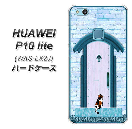 HUAWEI(ファーウェイ)P10 lite WAS-LX2J 高画質仕上げ 背面印刷 ハードケース【YA953 石ドア03 素材クリア】
