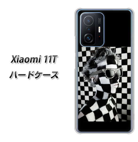 Xiaomi 11T 高画質仕上げ 背面印刷 ハードケース【357 bk&wh】