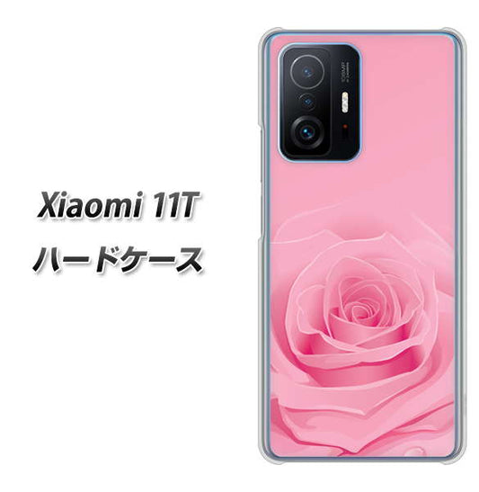 Xiaomi 11T 高画質仕上げ 背面印刷 ハードケース【401 ピンクのバラ】
