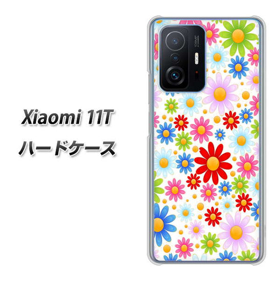 Xiaomi 11T 高画質仕上げ 背面印刷 ハードケース【606 マーガレット】