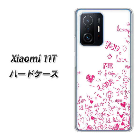 Xiaomi 11T 631 恋の落書き ハードケース 背面印刷