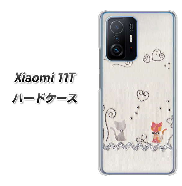 Xiaomi 11T 高画質仕上げ 背面印刷 ハードケース【1103 クラフト写真ネコ】