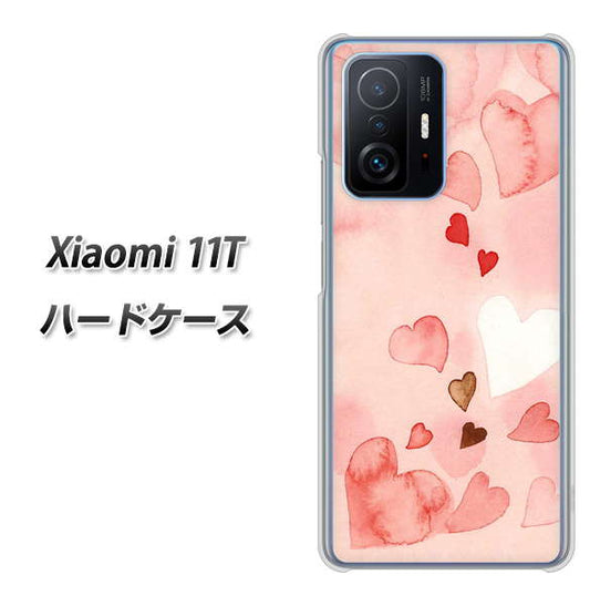 Xiaomi 11T 1125 ハートの和紙 ハードケース 背面印刷