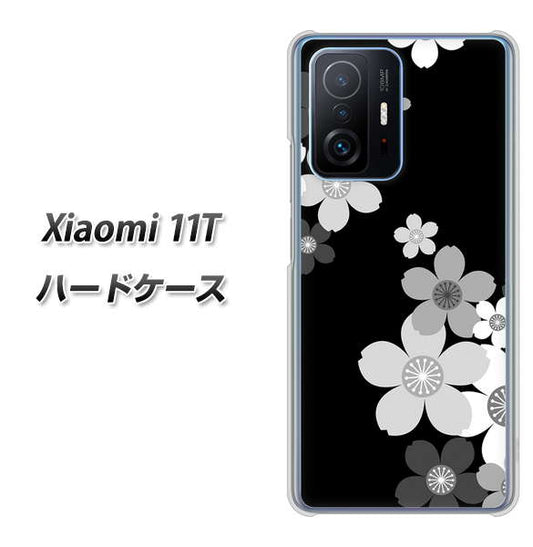 Xiaomi 11T 1334 桜のフレーム ハードケース 背面印刷