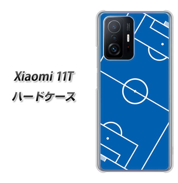 Xiaomi 11T 高画質仕上げ 背面印刷 ハードケース【IB922 SOCCER_ピッチ】