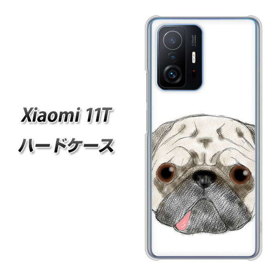 Xiaomi 11T 高画質仕上げ 背面印刷 ハードケース【YD855 パグ01】