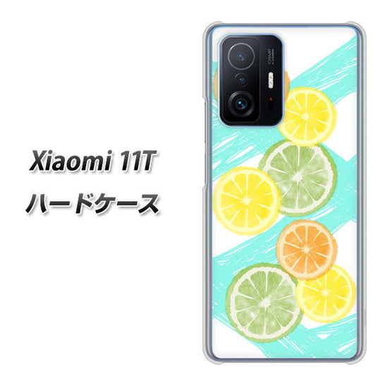 Xiaomi 11T 高画質仕上げ 背面印刷 ハードケース【YJ183 オレンジライム】