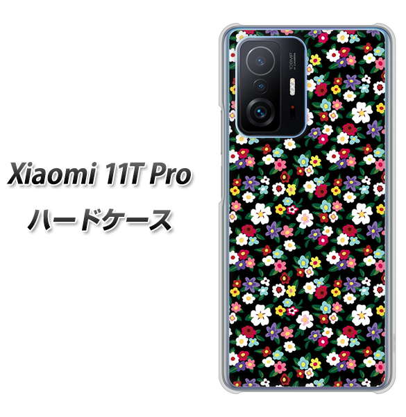 Xiaomi 11T Pro 高画質仕上げ 背面印刷 ハードケース【778 マイクロリバティプリントBK】