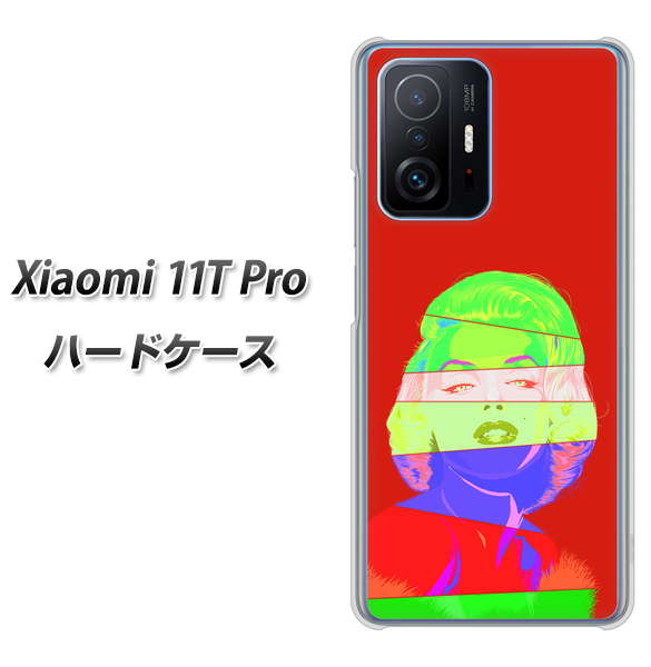 Xiaomi 11T Pro 高画質仕上げ 背面印刷 ハードケース【YJ209 マリリンモンローデザイン(B)】
