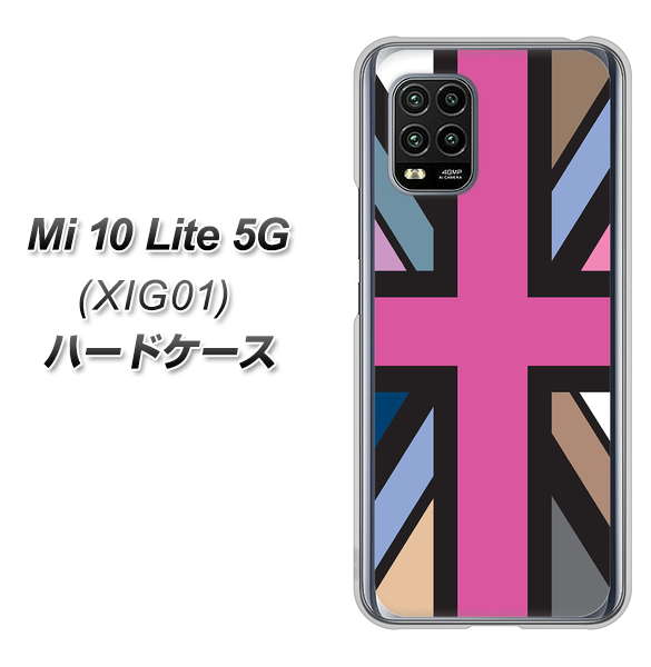 au Xiaomi(シャオミ)Mi 10 Lite 5G XIG01 高画質仕上げ 背面印刷 ハードケース【507 ユニオンジャック デスカラー】