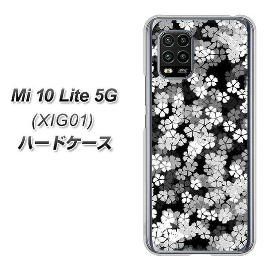 au Xiaomi(シャオミ)Mi 10 Lite 5G XIG01 高画質仕上げ 背面印刷 ハードケース【1332 夜桜】