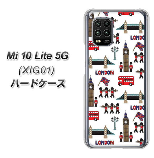 au Xiaomi（シャオミ）Mi 10 Lite 5G XIG01 高画質仕上げ 背面印刷 ハードケース【EK811 ロンドンの街】