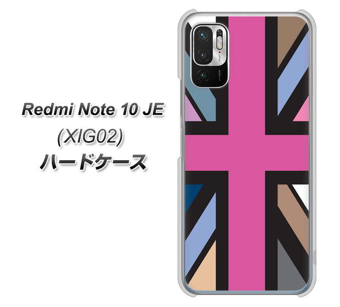 Redmi Note 10 JE XIG02 au 高画質仕上げ 背面印刷 ハードケース【507 ユニオンジャック デスカラー】