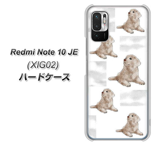 Redmi Note 10 JE XIG02 au 高画質仕上げ 背面印刷 ハードケース【YD823 ラブラドールレトリバー04】