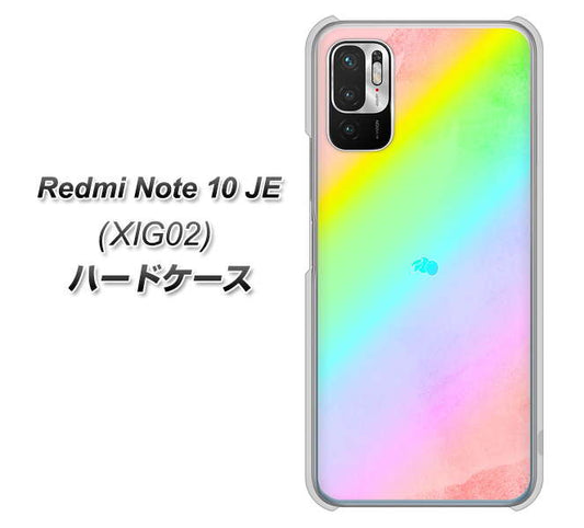 Redmi Note 10 JE XIG02 au 高画質仕上げ 背面印刷 ハードケース【YJ287 デザイン】