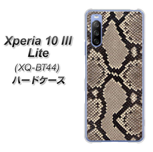 Xperia 10 III Lite XQ-BT44 049 ヘビ柄 ハードケース 背面印刷