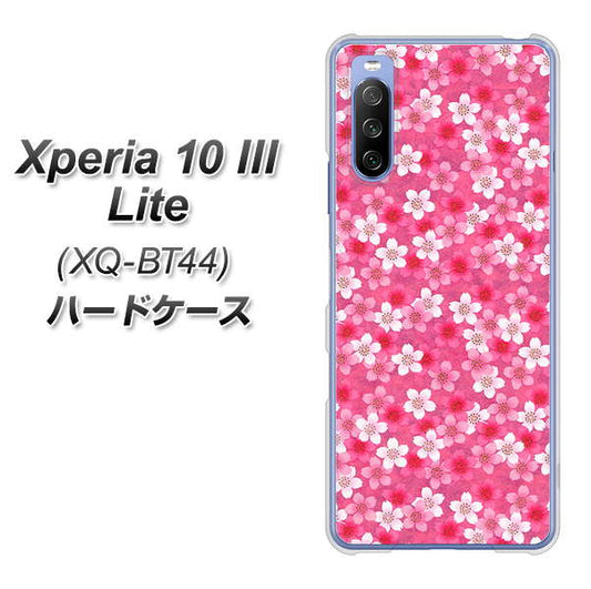 Xperia 10 III Lite XQ-BT44 065 さくら ハードケース 背面印刷