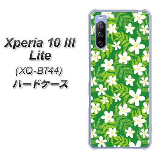 SIMフリー エクスペリア10 III Lite XQ-BT44 高画質仕上げ 背面印刷 ハードケース【760 ジャスミンの花畑】