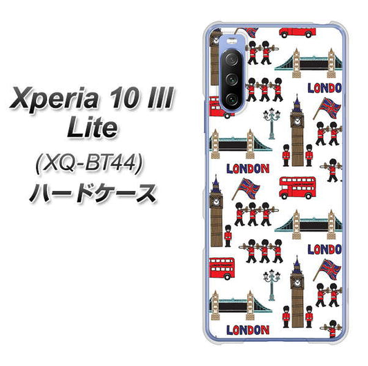 SIMフリー エクスペリア10 III Lite XQ-BT44 高画質仕上げ 背面印刷 ハードケース【EK811 ロンドンの街】