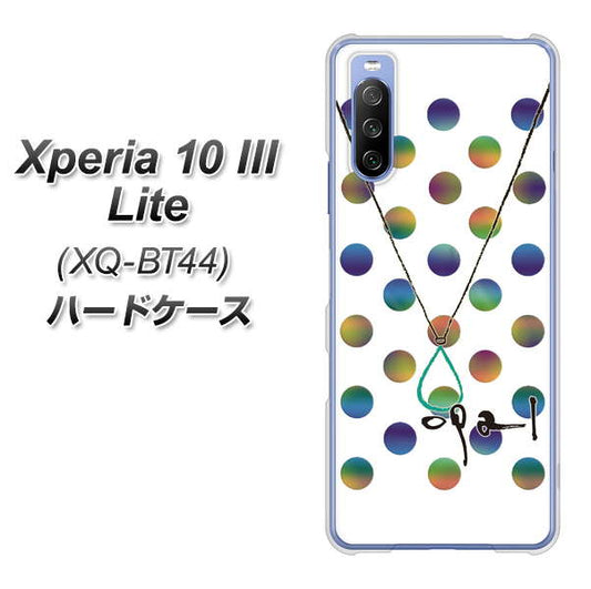 SIMフリー エクスペリア10 III Lite XQ-BT44 高画質仕上げ 背面印刷 ハードケース【OE819 10月オパール】