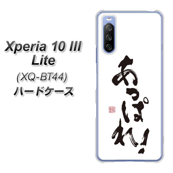 SIMフリー エクスペリア10 III Lite XQ-BT44 高画質仕上げ 背面印刷 ハードケース【OE846 あっぱれ!】