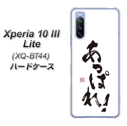SIMフリー エクスペリア10 III Lite XQ-BT44 高画質仕上げ 背面印刷 ハードケース【OE846 あっぱれ！】