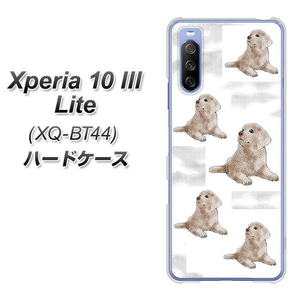 SIMフリー エクスペリア10 III Lite XQ-BT44 高画質仕上げ 背面印刷 ハードケース【YD823 ラブラドールレトリバー04】