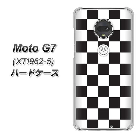 simフリー Moto G7 XT1962-5 高画質仕上げ 背面印刷 ハードケース【151 フラッグチェック】