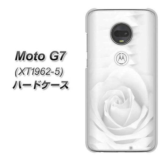 simフリー Moto G7 XT1962-5 高画質仕上げ 背面印刷 ハードケース【402 ホワイトＲｏｓｅ】