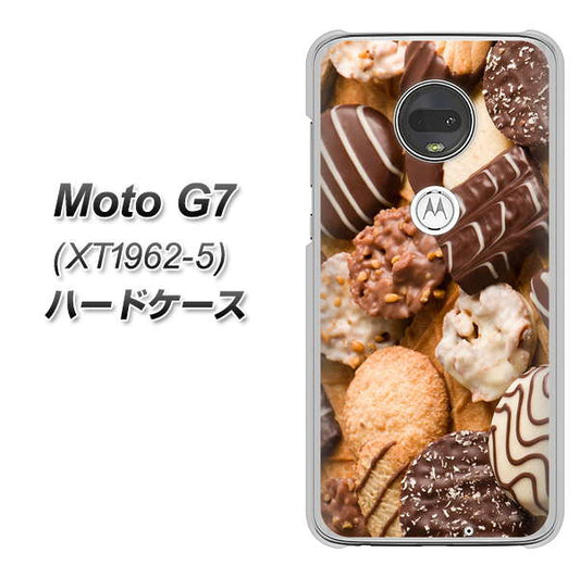 simフリー Moto G7 XT1962-5 高画質仕上げ 背面印刷 ハードケース【442 クッキー mix】